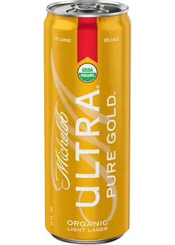 ULTRA Pure Gold Organic American Light Lager Beer | Light Lager by Michelob | 12oz | Missouri | Total Wine
