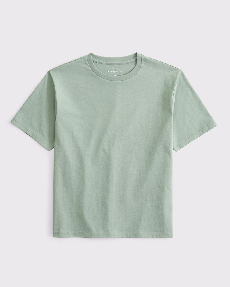 Essential Premium Polished Relaxed Tee | Abercrombie & Fitch (US)
