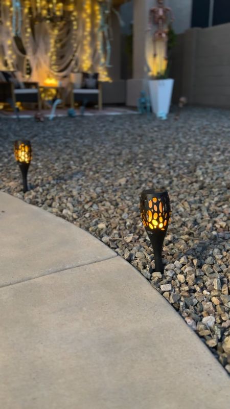 These solar torch pathway lights are the perfect ambiance for our front porch Halloween decorations! Can be raised up to 30” high or as low as 15”. We use these all year round! A great Amazon find at a greet price!

#LTKhome #LTKHalloween #LTKxPrime