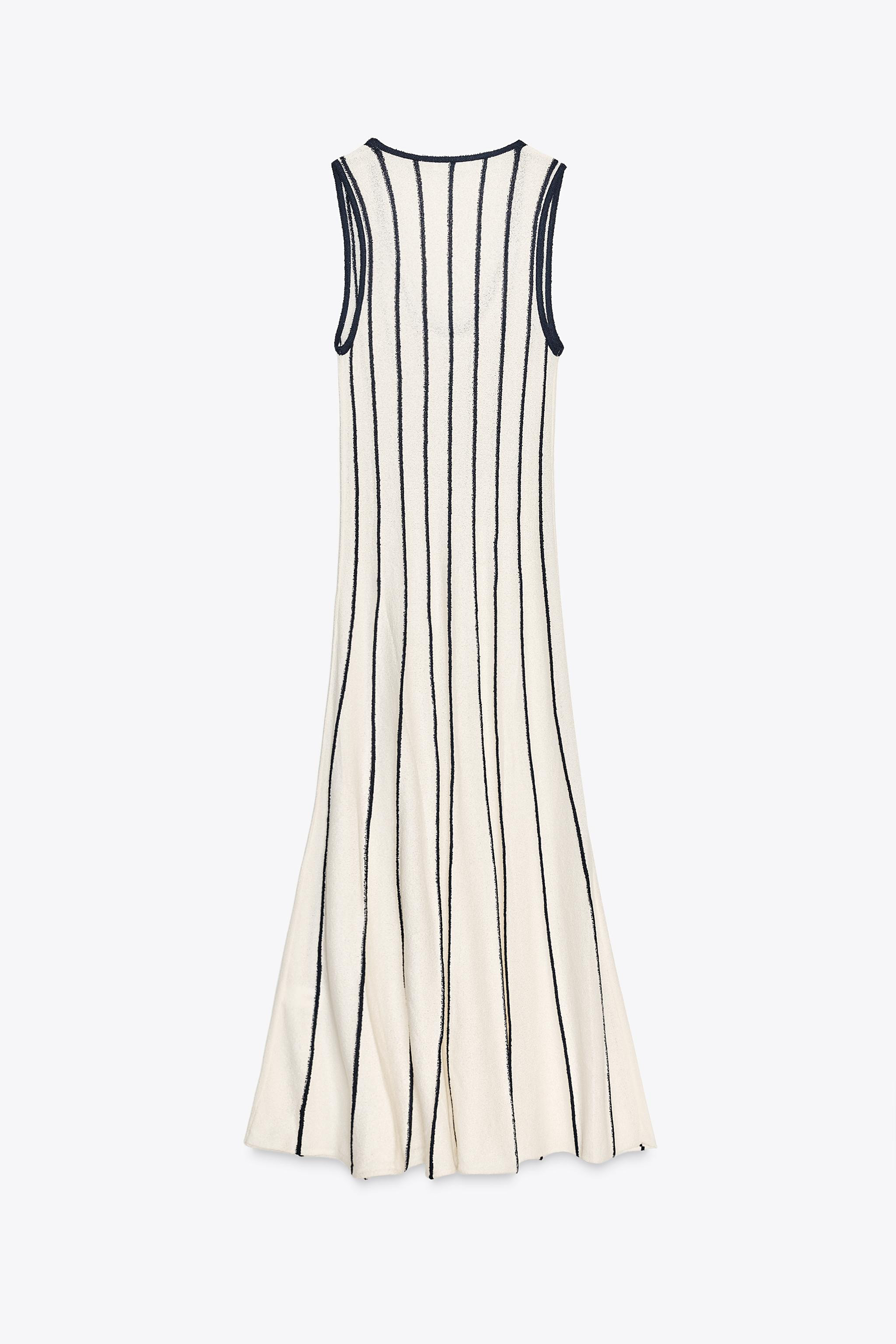 MIDI CUT-OUT KNIT DRESS | Zara UK