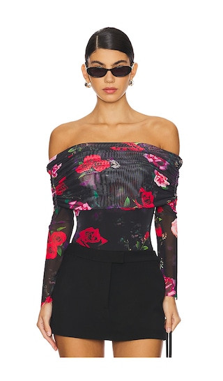 Maxine Bodysuit in Mixed Rose | Revolve Clothing (Global)