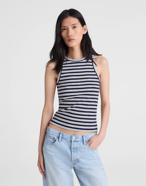 The Essential Tank in Utility Rib | Madewell