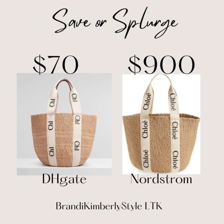 It’s Save or Splurge Sunday ya’ll I have been eyeing this Chloe bag for $900 for a year now and finally decided to buy it.  However if you are interested there is a cheaper dupe for $70! Save, bags, designer, designer dupes. I linked them below 💕
 BrandiKimberlyStyle

#LTKitbag #LTKstyletip