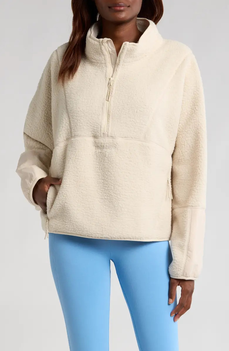 Pieper Water Repellent Recycled Polyester Fleece Quarter Zip Top | Nordstrom