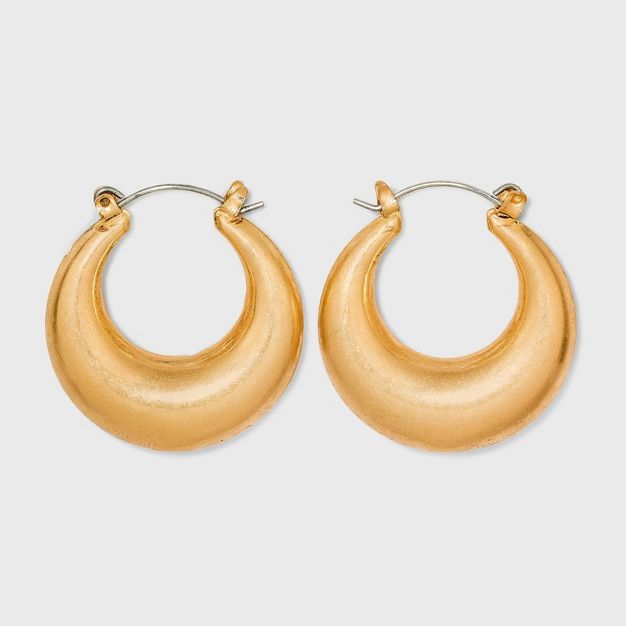 Graduated Click Top Hoop Earrings - Universal Thread™ Gold | Target
