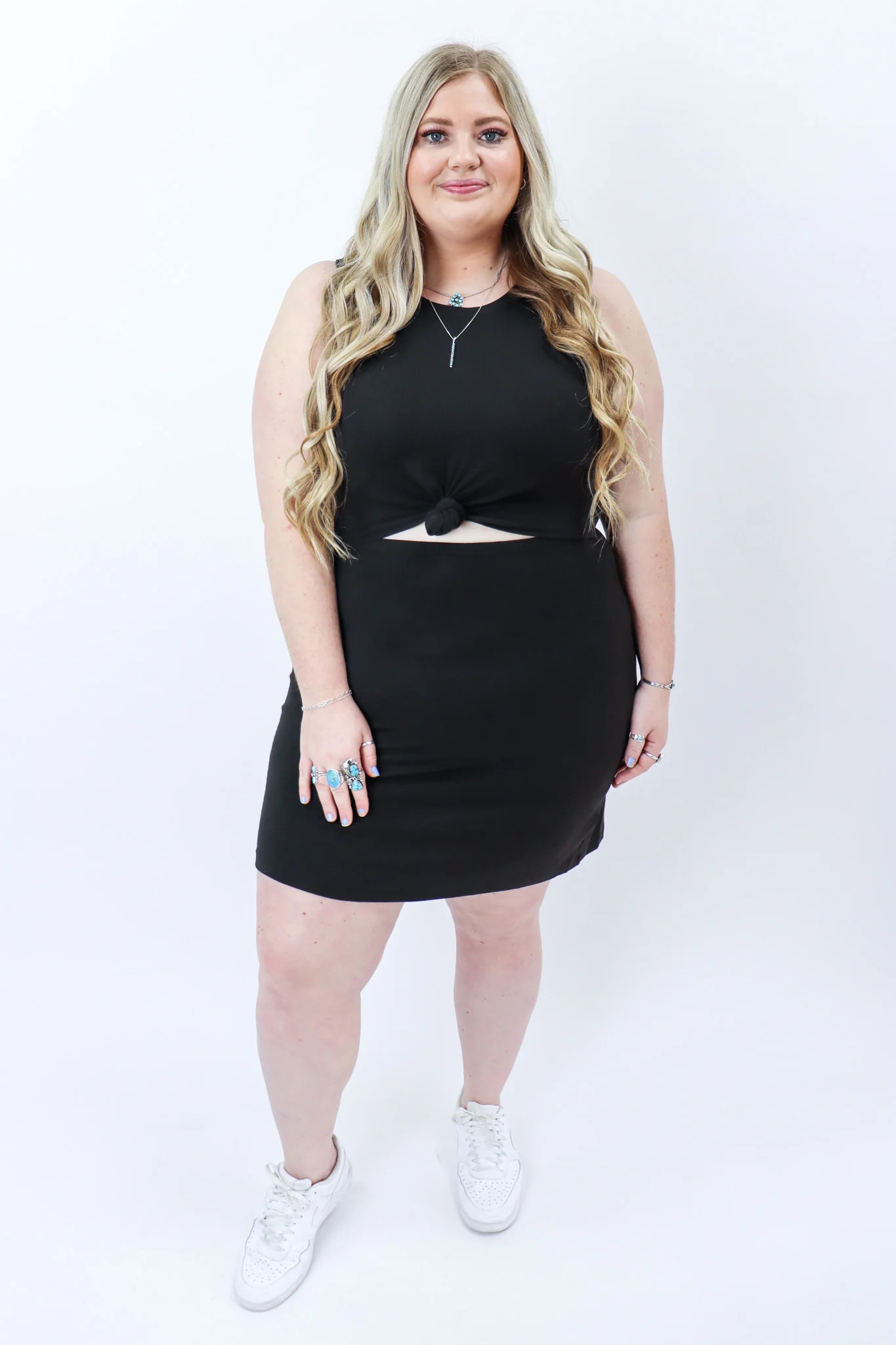 Cut Out Front Tie Dress | Alexander Jane Boutique