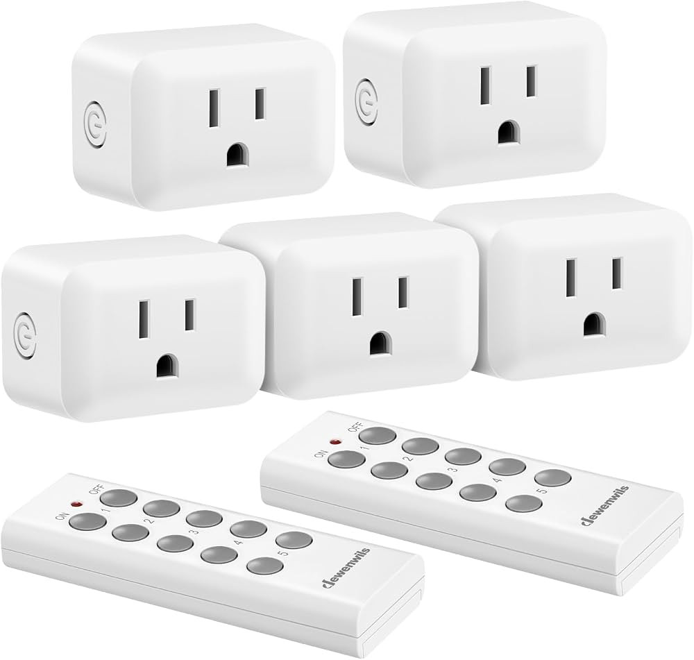 DEWENWILS Wireless Control Outlet for Christmas Decor, Programmable and Expandable Electrical Swi... | Amazon (US)