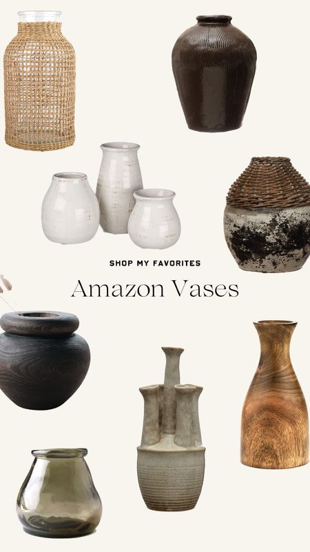 Put the finishing touches on your space with these decorative vases. All from Amazon and don’t break the bank!

#LTKhome #LTKunder100 #LTKunder50