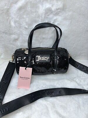 NWT Juicy Couture Queen Of Everything Mini Barrel Black Sequins  | eBay | eBay US