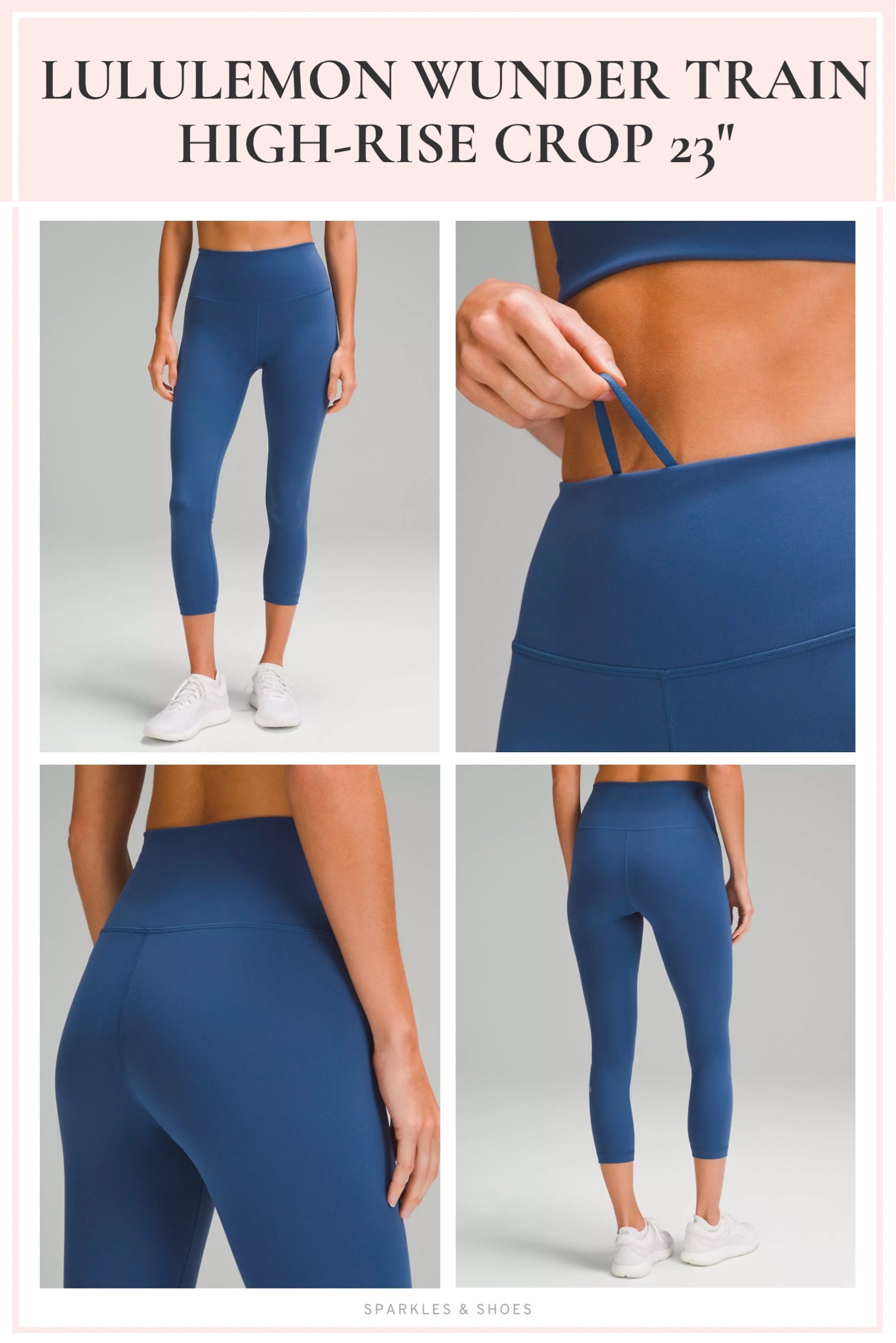 Lululemon Wunder Train Contour Fit High-rise Crop 23