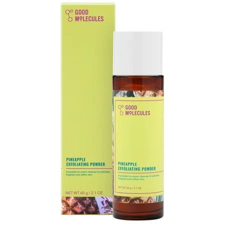 Good Molecules Pineapple Exfoliating Powder - Gentle Exfoliating Facial Scrub with Enzymes Anti-Aging and Alcohol Free Cleanser - Skincare for Face | Walmart (US)