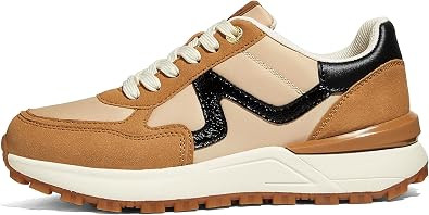 LUCKY STEP Women's Retro Fashion Casual Sneakers | Amazon (US)