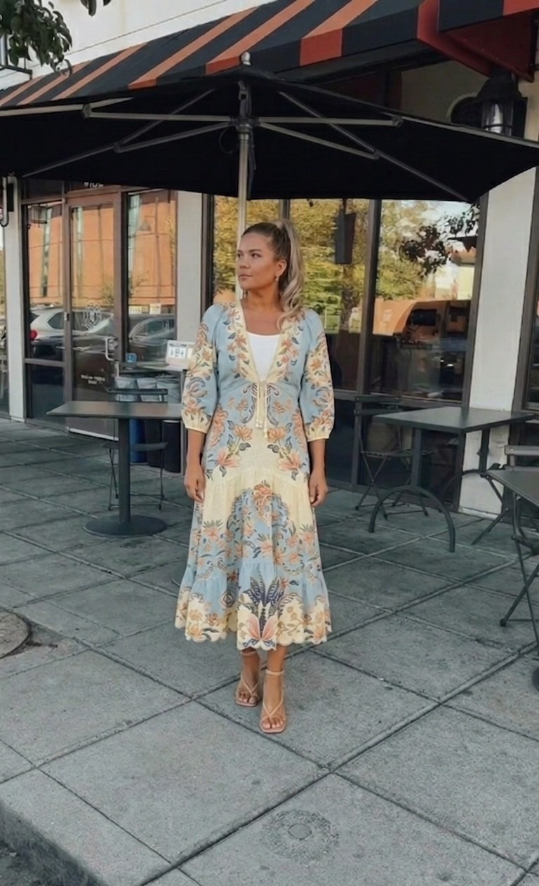 The dress of my dreams does exist, and I have the proof! ✨ 

I’m absolutely in love with every detail of this floral print and the effortless fit. It’s the perfect choice for Sunday brunch or any special outing. 

Shop the full look here! 🌸

#LTKstyletip #LTKspring #LTKsummer