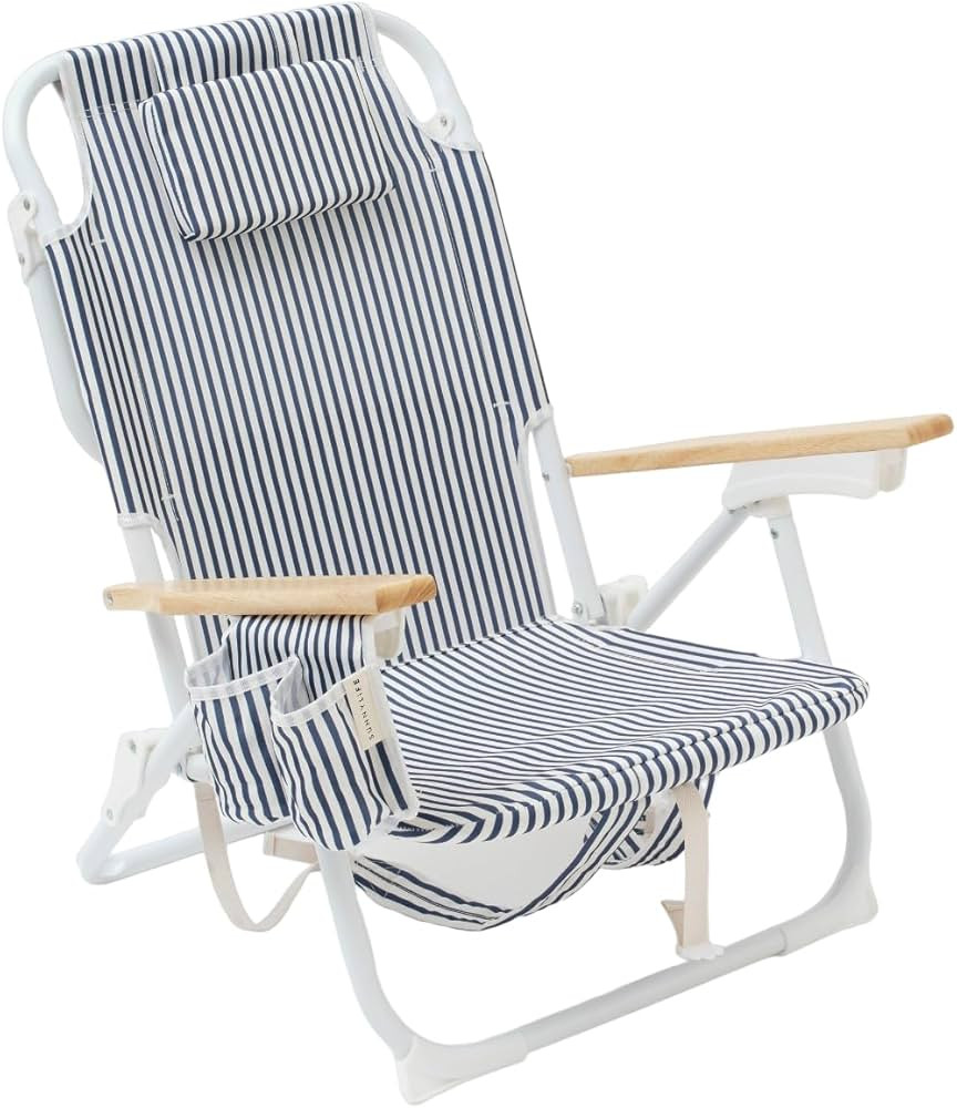 Luxe Beach Chair | The Resort Coastal Blue | Amazon (US)