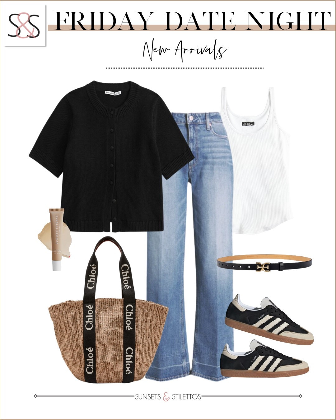 A short sleeve cardigan with wide leg denim jeans is a great look for spring, whether you’re in a casual office or heading out for the weekend! 

Sunsets and Stilettos, workwear, adidas sneakers 

#LTKWorkwear #LTKOver40 #LTKStyleTip