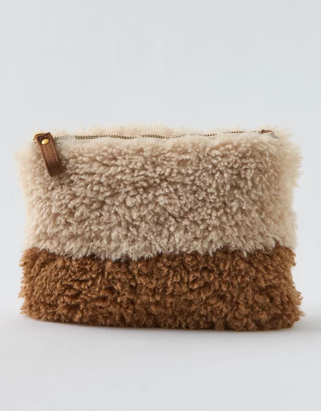 Aerie Fuzzy Fur Pouch | Aerie