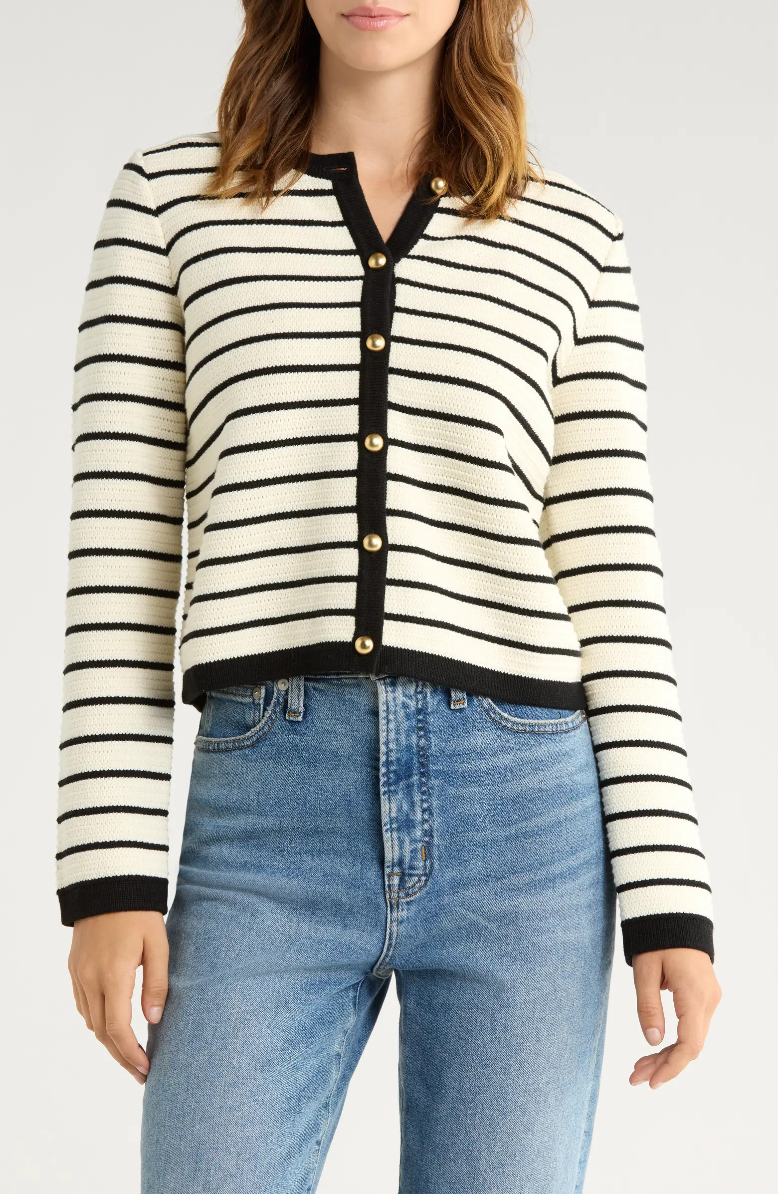 Rails Catania Stripe Cotton Cardigan | Nordstrom | Nordstrom