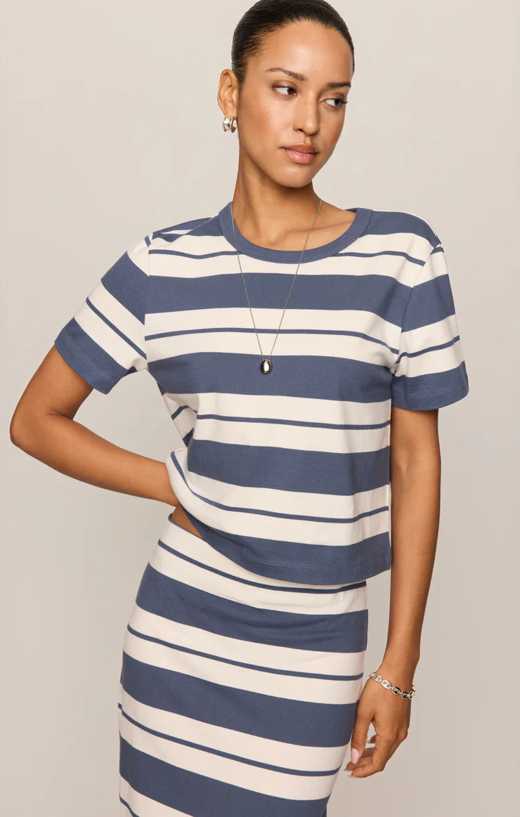 Stellan Striped Jersey Tee | Z Supply