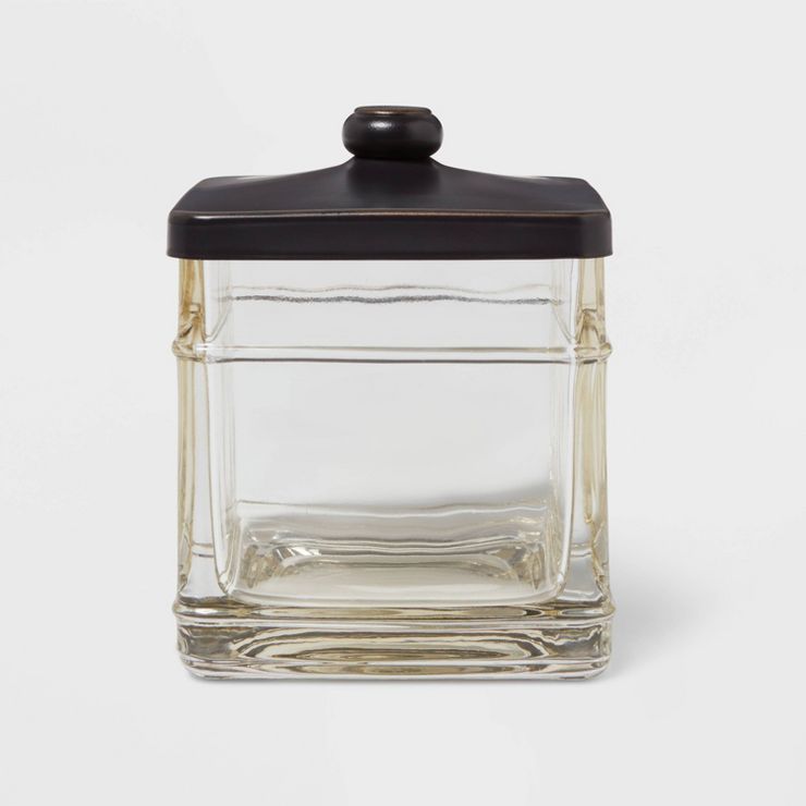 Antique Glass Bath Canister Brown - Threshold™ | Target