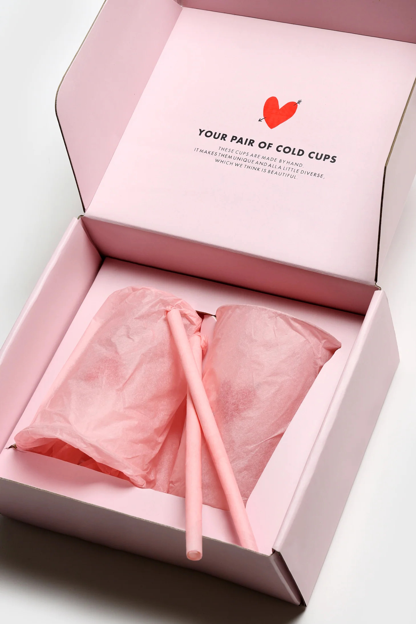 Cold Cups 'Heart' 2er Set in Clear | ANITA HASS