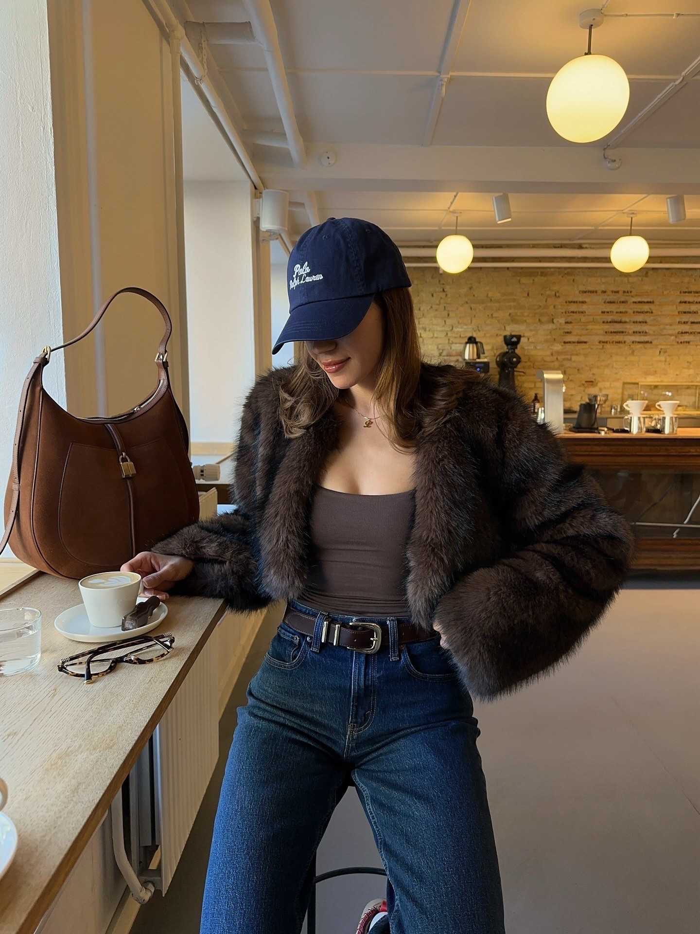 It’s almost faux fur season🐻 loving the dark denim & brown combo lately! 

#LTKSeasonal #LTKStyleTip