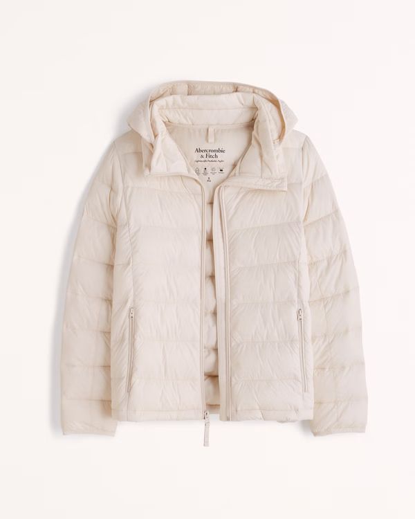 Women's Lightweight Packable Puffer | Women's New Arrivals | Abercrombie.com | Abercrombie & Fitch (US)