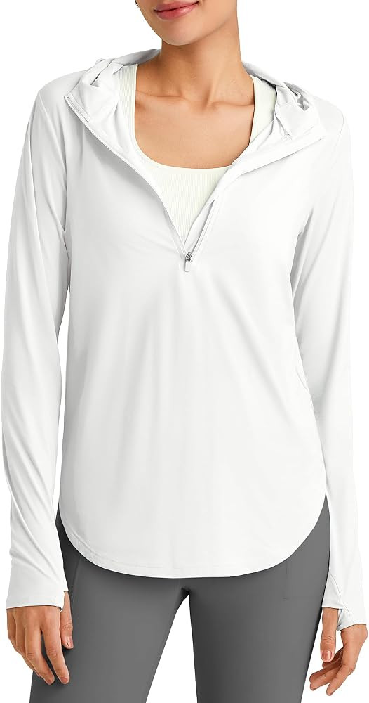 G4Free Skimetic Womens UPF 50+ Sun Shirts Athletic Hoodies Long Sleeve Tops | Amazon (US)
