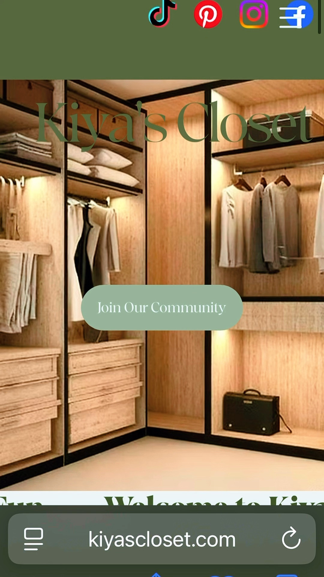 Introducing kiyascloset.com!  A place where we take this faith, fashion and fun journey together!  Check out a blog post or encourage another lady on her fashion journey!  We are in this together! 

#LTKCyberWeek #LTKOver40 #LTKGiftGuide