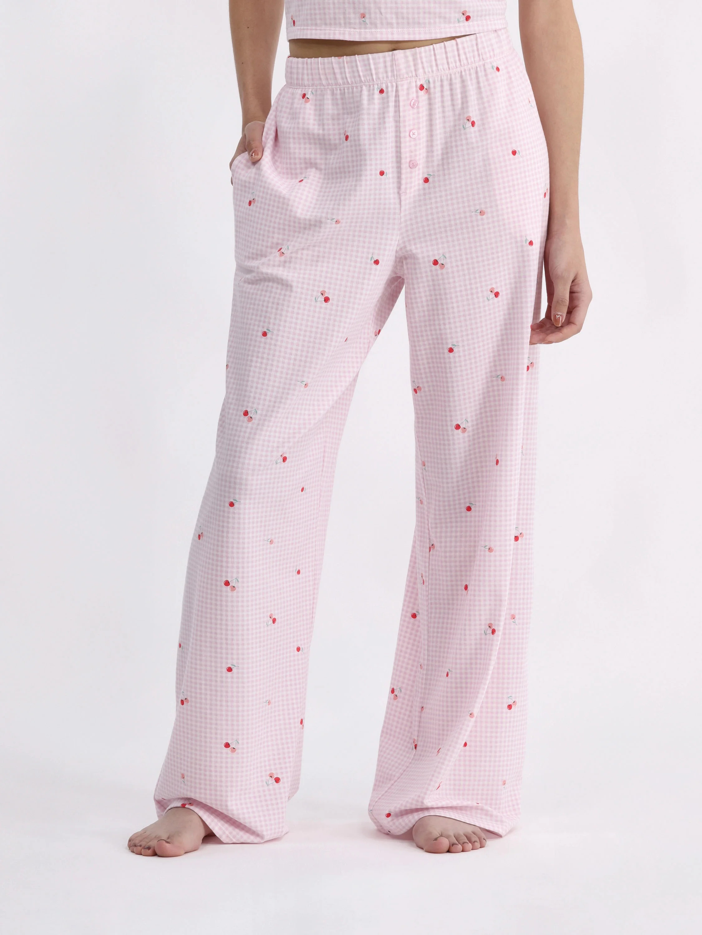 No Boundaries Jersey Sleep Pants, 30” Inseam, Women’s and Women’s Plus | Walmart (US)