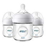 Philips Avent Natural Baby Bottle - Clear - 4oz - 3pk | Target