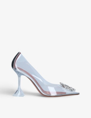 Begum 水晶装饰 PVC 宫廷鞋 | Selfridges
