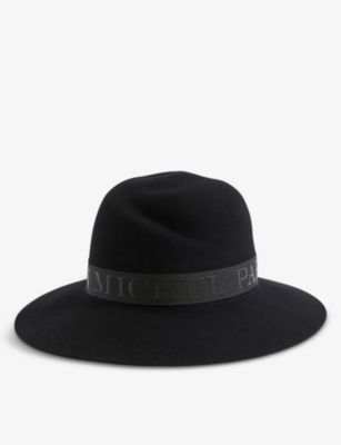 Virginie ribbon-embellished wool fedora hat | Selfridges