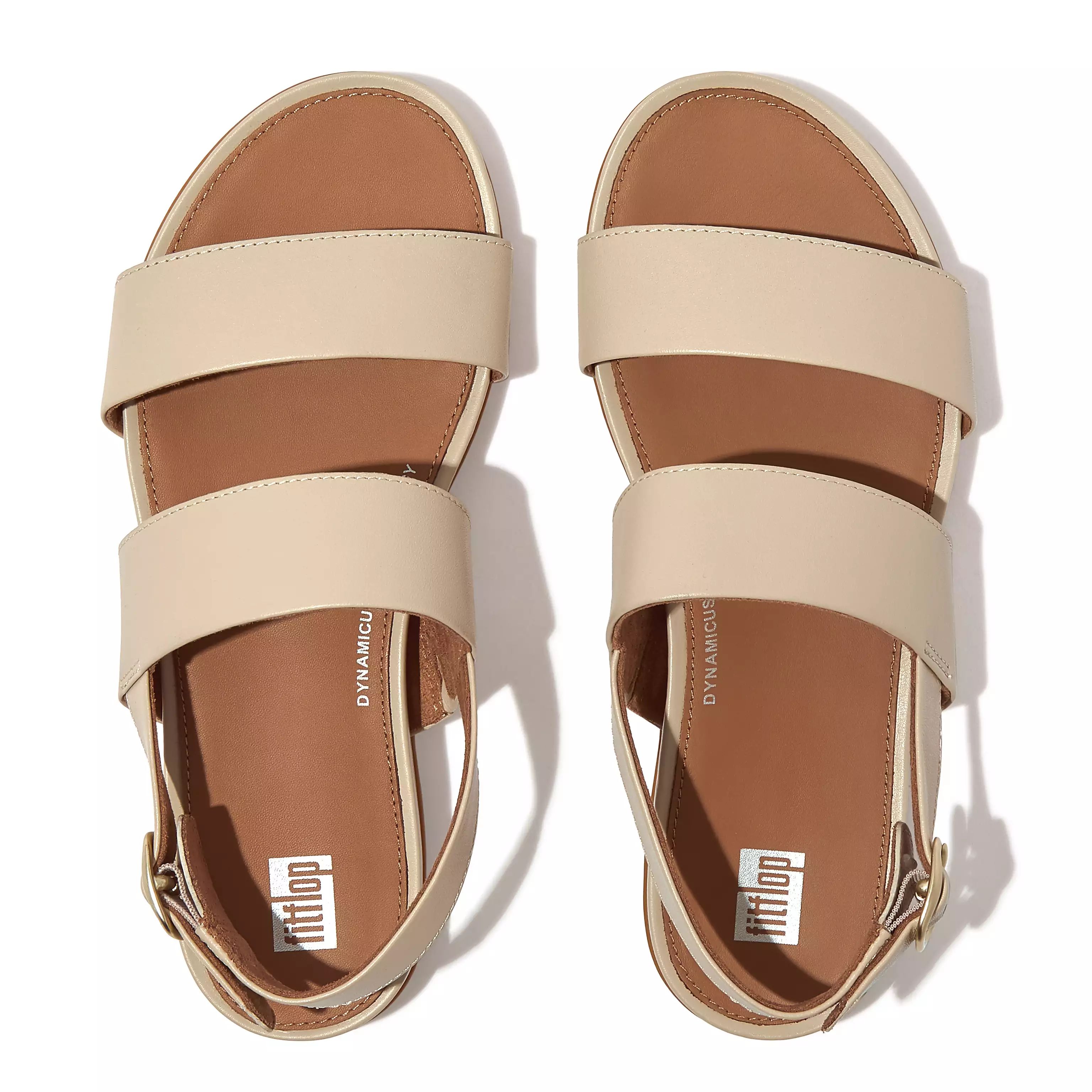 GRACIE Leather Back-Strap Sandals | FitFlop (US)
