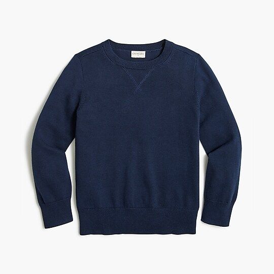 Boys' cotton crewneck sweater | J.Crew Factory