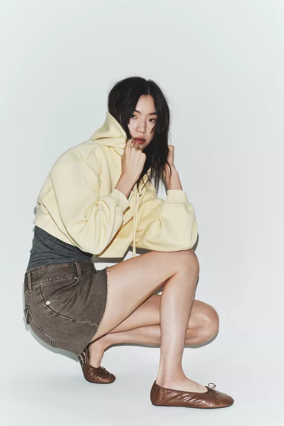 BAILARINA PIEL LAZO | Zara US