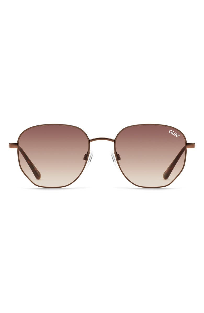 Big Time 48mm Gradient Round Sunglasses | Nordstrom