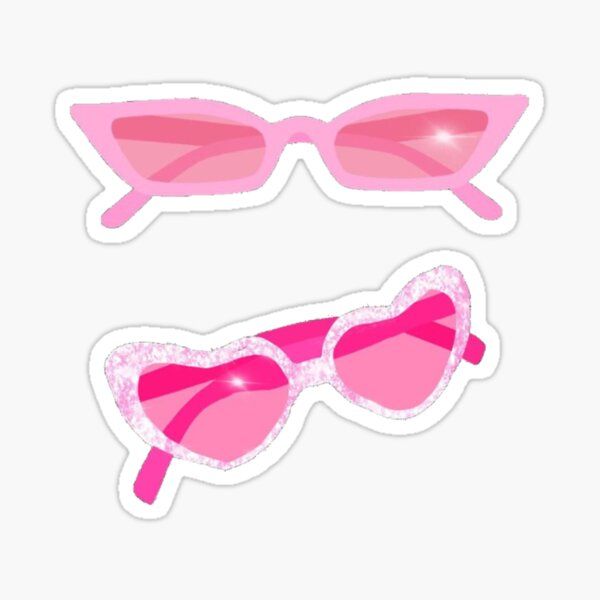 y2k sunglasses  Sticker | Redbubble (US)