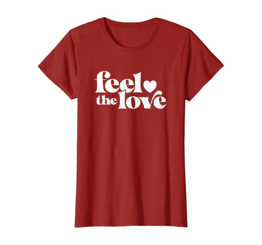 Cute Heart Love Valentines Day Red T-Shirt | Amazon (US)