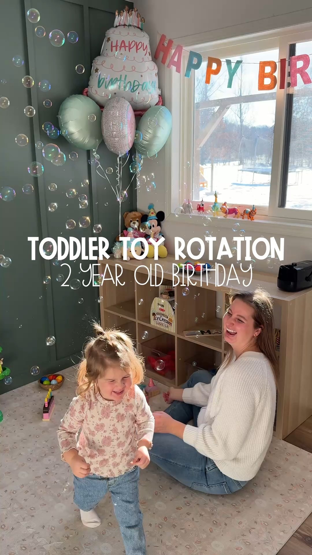 Toddler 2nd birthday toy rotation 🎈
I put together a birthday-themed toy rotation for my toddler turning two using pretend play toys, fine motor activities, building toys, music, books, and a few party favorites. Themed toy rotations are such an easy way to make old toys feel new again and keep play engaging without adding clutter.

This setup is perfect for a 2-year-old and works great for birthday week, party prep, or refreshing your toddler’s toy shelf. Save this idea for your toddler’s next birthday toy rotation or special occasion play.

#LTKKids #LTKmomlife #LTKSeasonal