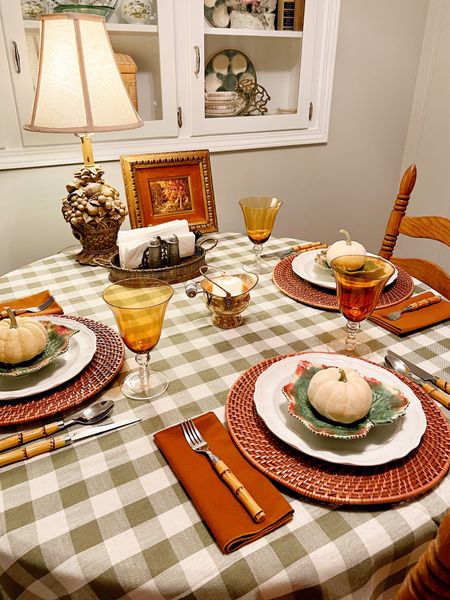 The setting for a recent Sunday Supper with a couple of friends…including pot roast and veggies and warm cookies!

#tabletoptuesday #tablescapetuesday #tabletopdecor #sundaysupper #autumntable #breakfastnook 
#homebody #autumnhome #antiques #vintagestyle #cottagecore #cozycore #classichome #tradwithatwist #homeandgardenig #myheartandhomestyle #spotmycottage #adwellingtoremember #november #myballardstyle #layeredhome #collecdtedhome #bordallopinheiro #candlelit #seasonsofhome #homesweethome #curatednotdecorated #curatedhome #cozyseason 

#LTKSeasonal