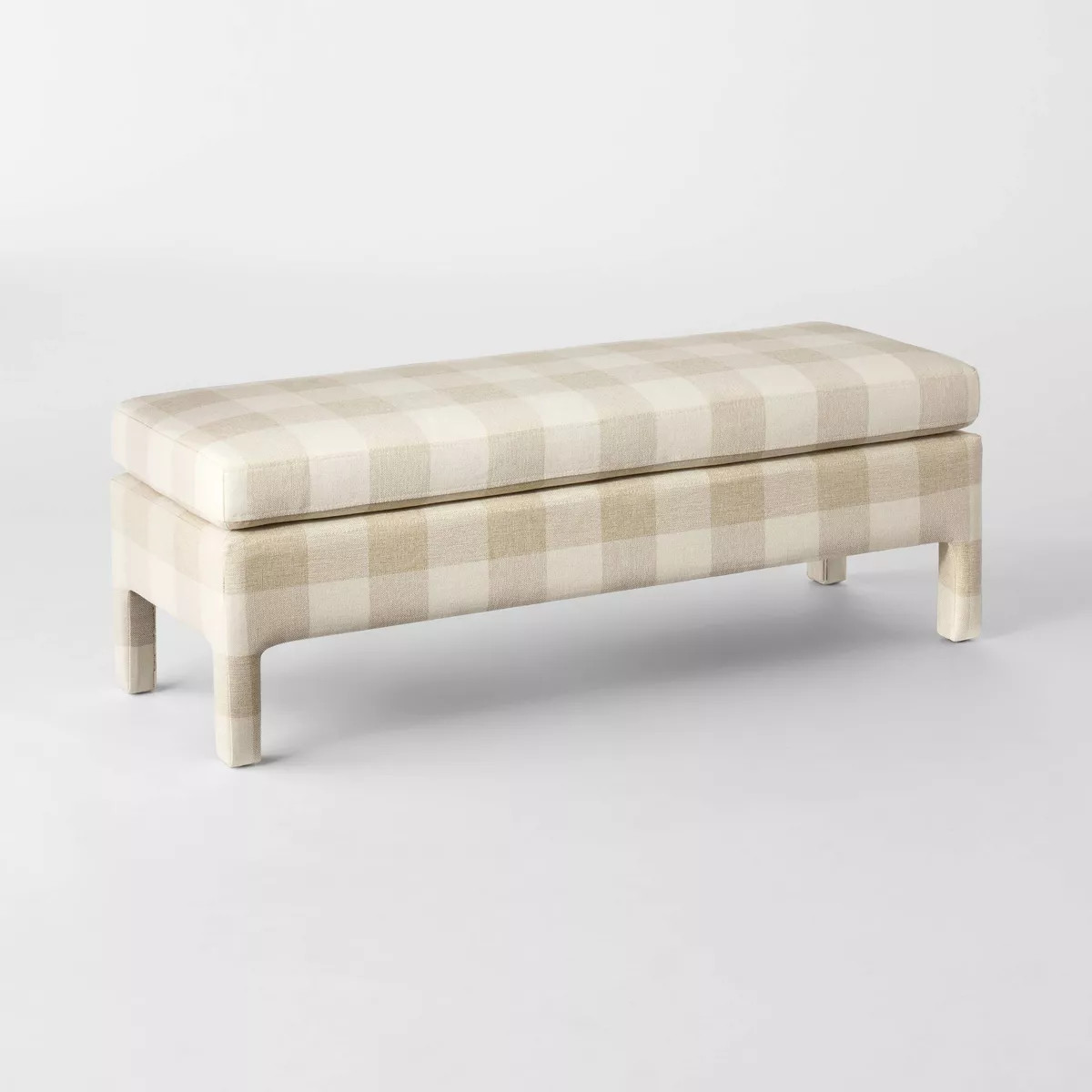 Bellfield Fully Upholstered Bench Checkered - Threshold™ designed with Studio McGee | Target