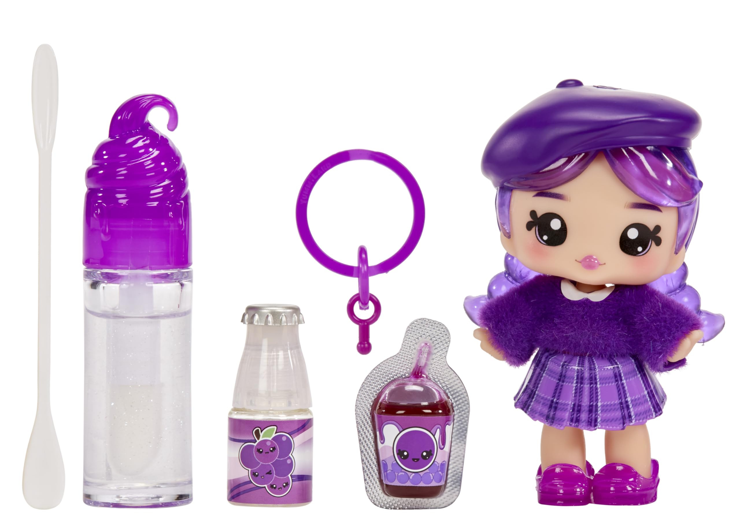 Yummiland Lipgloss Doll - Greta Grape - Scented Character Doll with DIY Lipgloss Kit - Suitable f... | Amazon (UK)