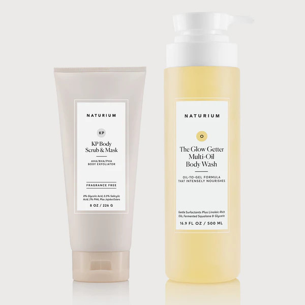 The Exfoliate + Glow Body Bundle | Naturium