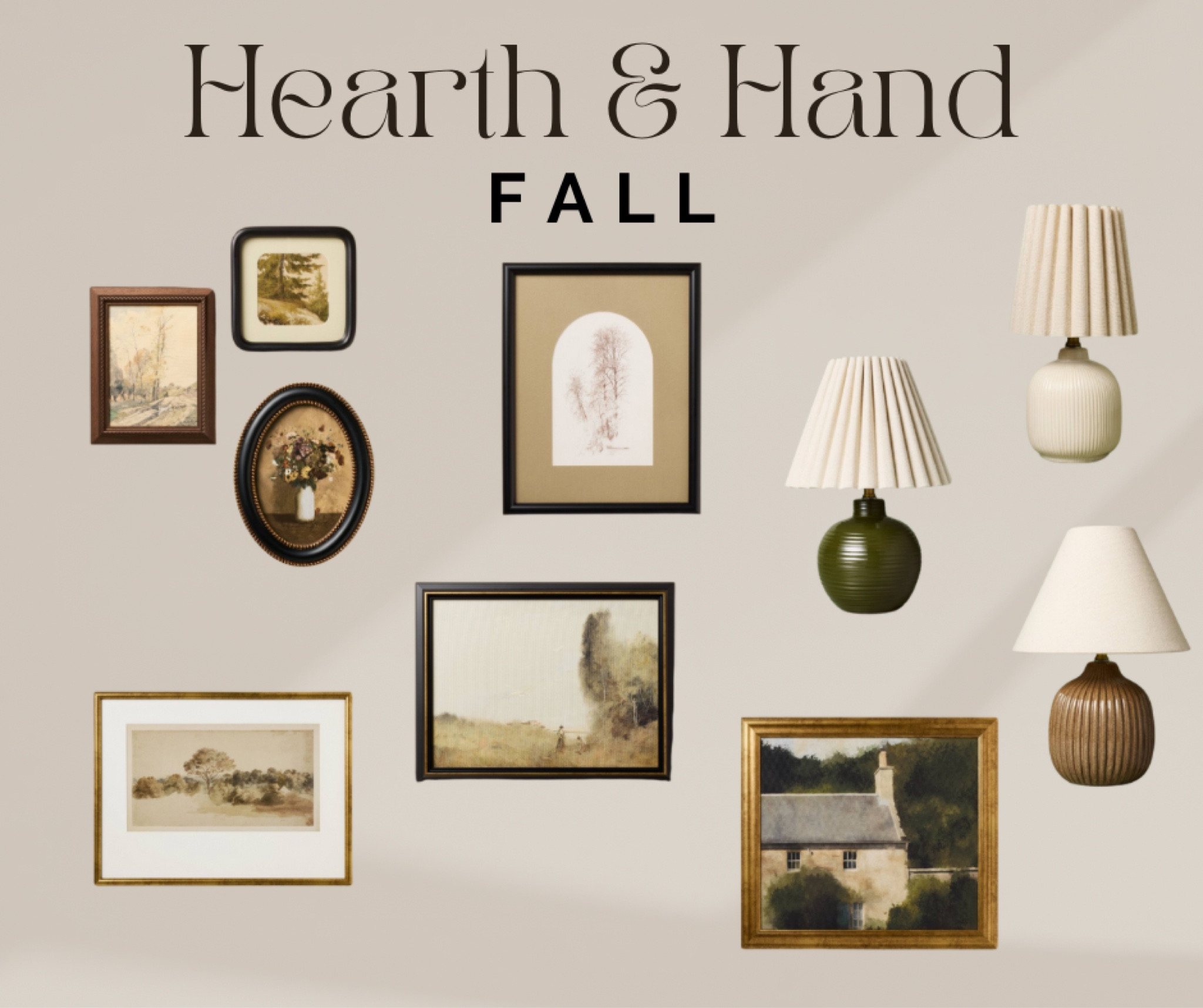 Hearth & Hand Fall 2024 Collection! I am loving the art in this collection and these small lamps are adorable! I’ve been thinking or getting one for my kitchen. 

#LTKFindsUnder50 #LTKHome #LTKSeasonal