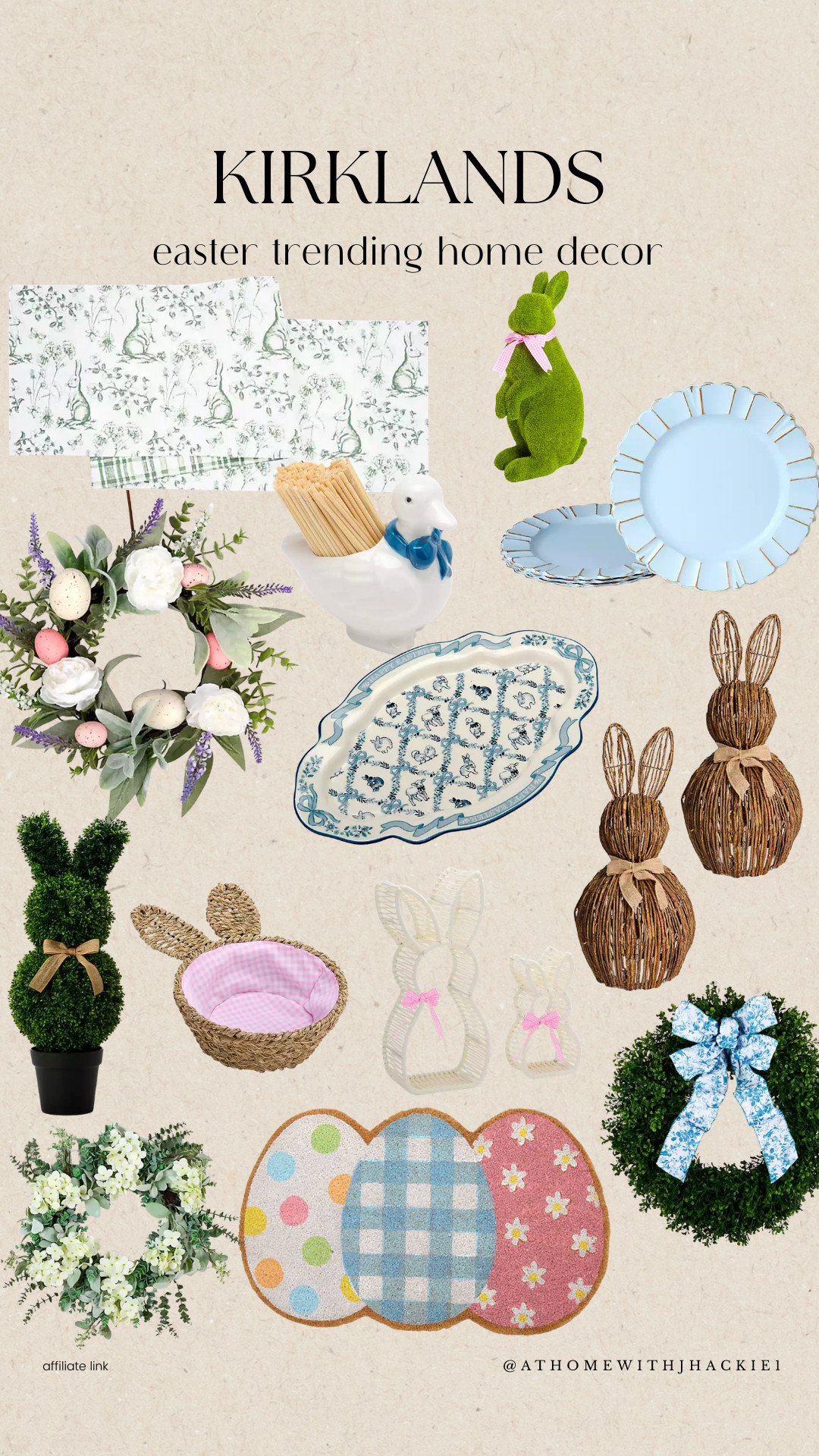 Kikrklands easter decor, easter home decor ideas, spring bunny decor, moss bunny decor, easter wreath ideas, pastel easter plates, blue and white spring decor, bunny figurines home decor, easter table styling, spring kitchen decor, decorative easter eggs, bunny shaped basket, rattan bunny decor, spring wreath with bow, easter tiered tray decor, cottage style easter decor, whimsical spring decor, seasonal home styling 

 

#LTKSeasonal #LTKHome