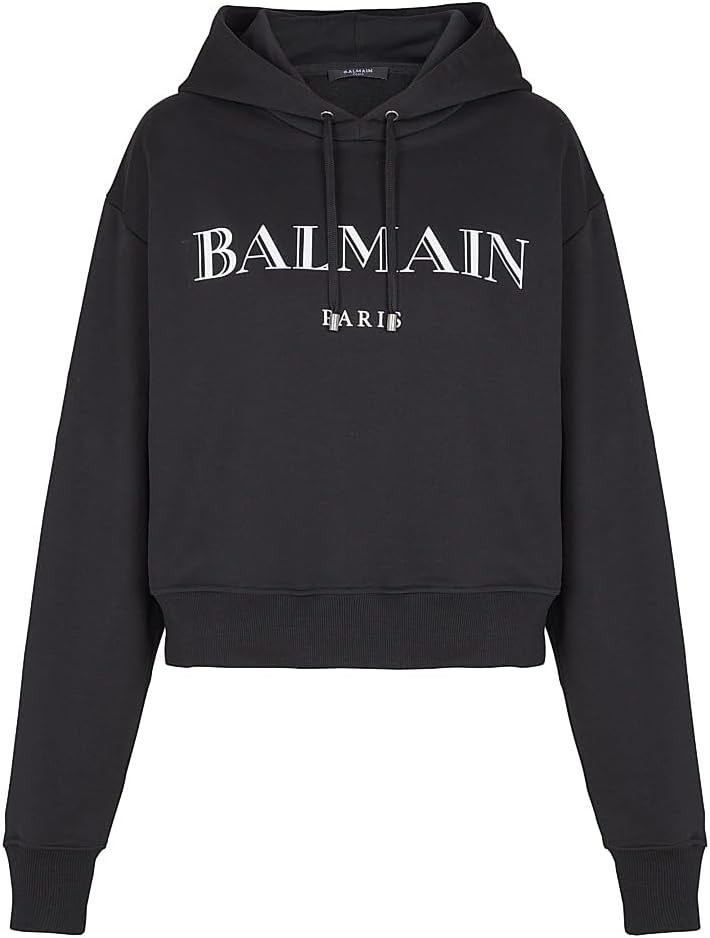 Amazon.com: Balmain, Logo Graphic Hoodie : Amazon Luxury | Amazon (US)