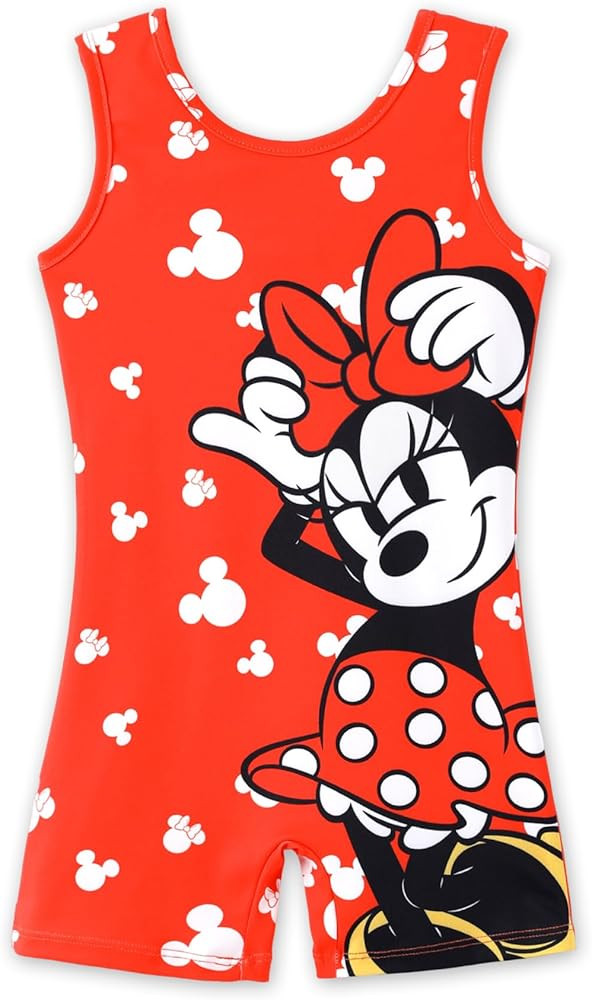 Disney Stitch\u4e28Princess\u4e28Minnie Mouse\u4e28Frozen Elsa Gymnastics Leotards for Girls One-... | Amazon (US)