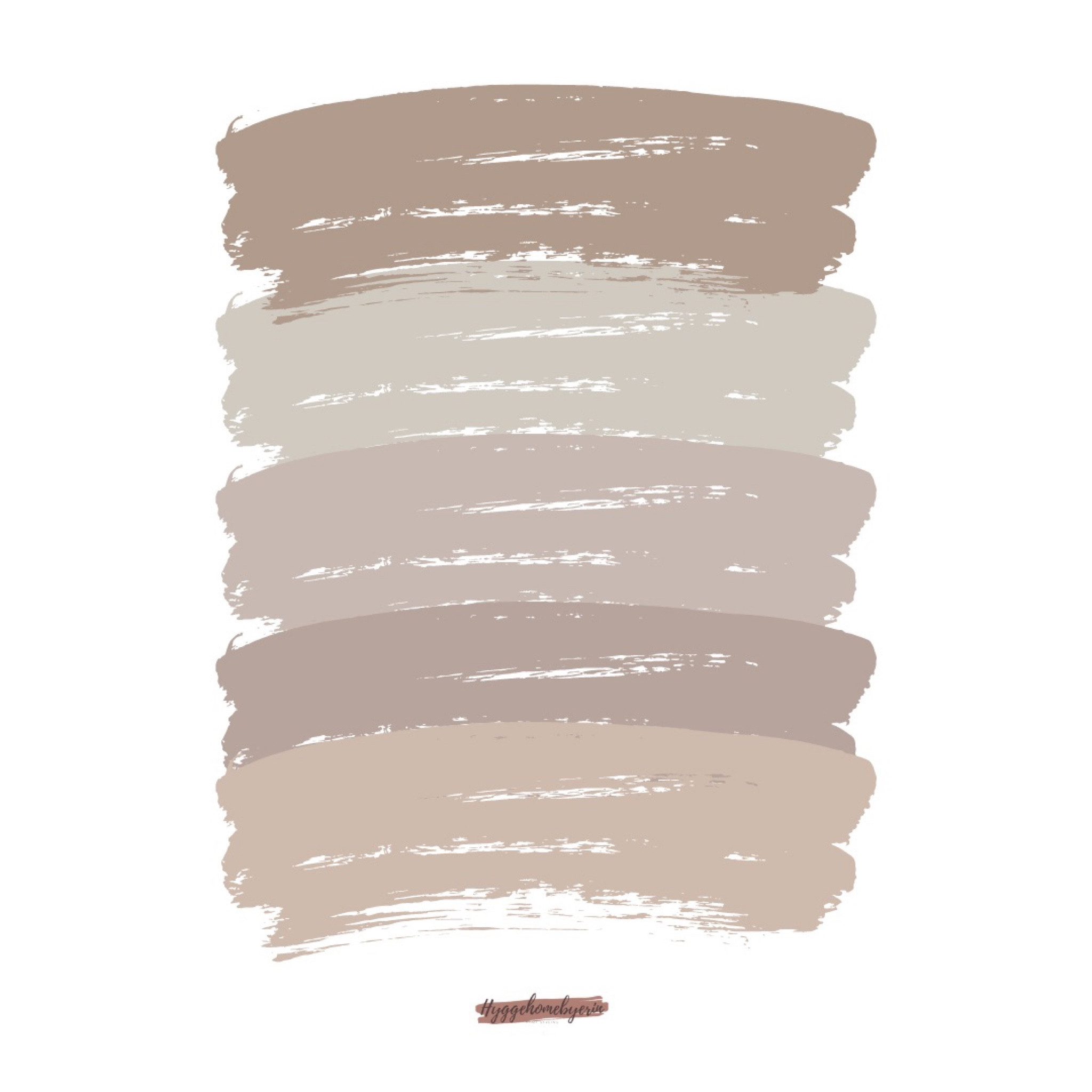 Scandi inspired colour palette