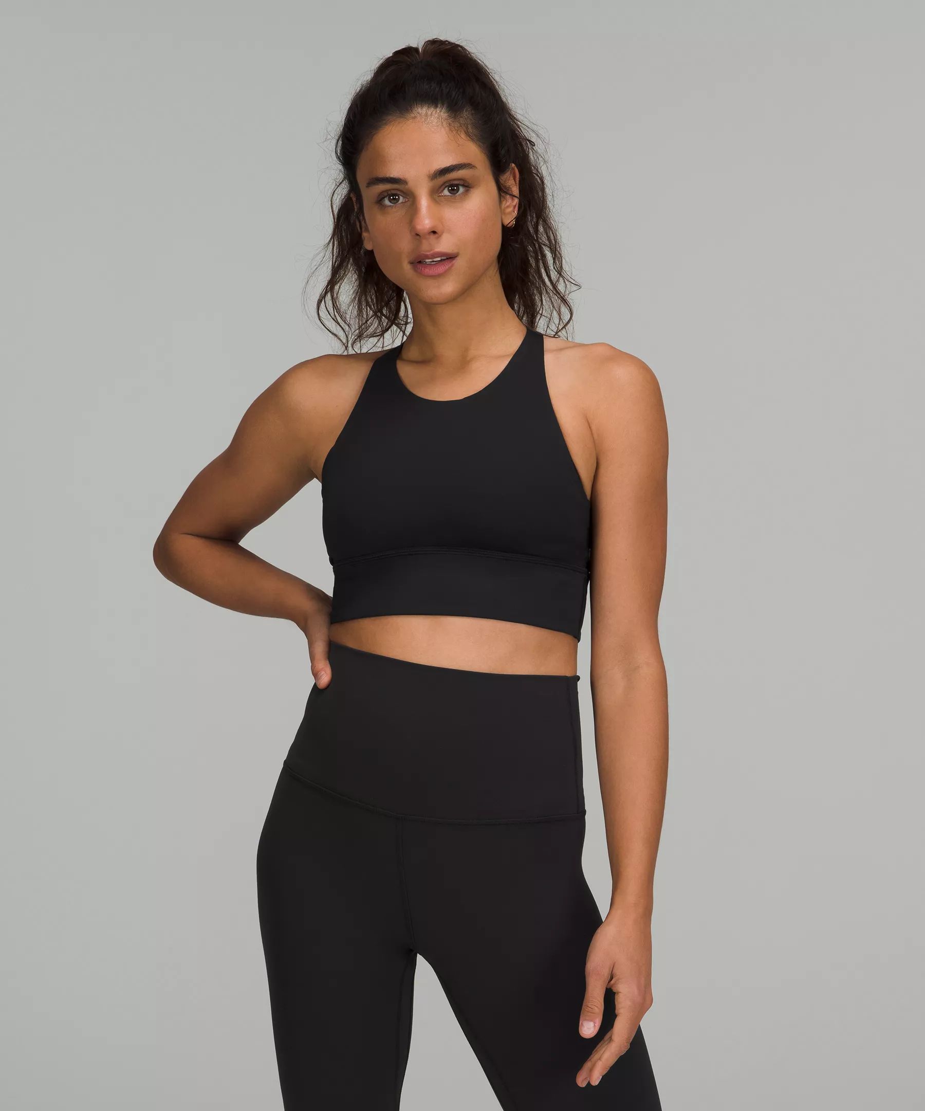 Free to Be High-Neck Longline Bra - Wild Light Support, A/B Cup Online Only | Lululemon (US)