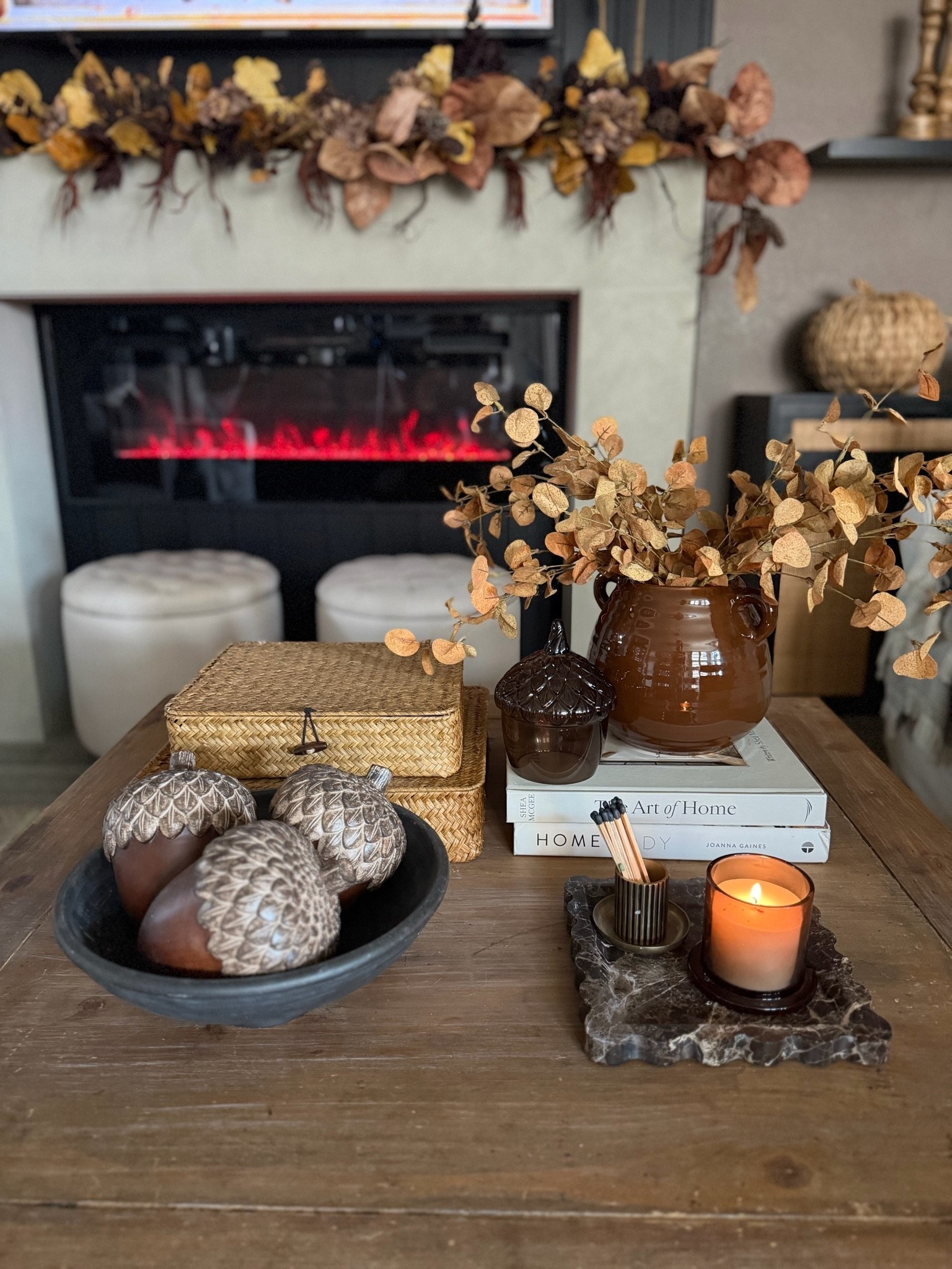 Fall coffee table decor inspiration, fall stems, fall home
Accents, storage baskets , fall decor, table decor

#LTKSeasonal #LTKHome